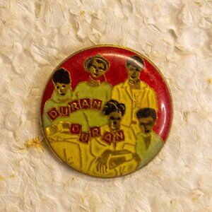 Vintage Duran Duran Enamel Lapel Pin